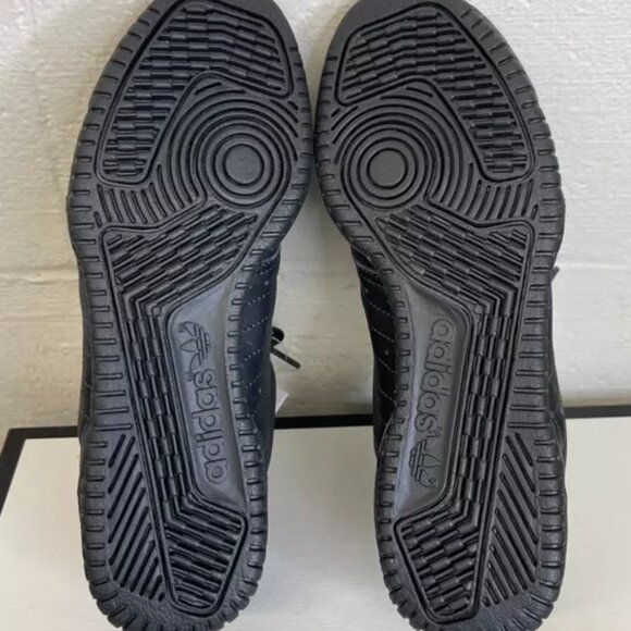 Adidas Yeezy Powerphase Calabasas Core Black Leather Sneaker Low Top Mens 4.5 US - Picture 12 of 12